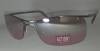 Sunglasses Action AC2041 C03 58-18-135 with red lenses and black metal skeleton & brown (OEM)